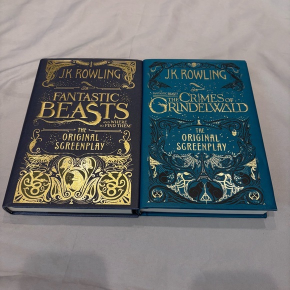 Wizarding World Of Harry Potter Other - Fantastic Beasts Where To Find Them & Crimes Of Grindelwald Screenplay Books